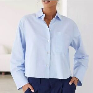 AYR The Short Story Oxford in Blue size XL